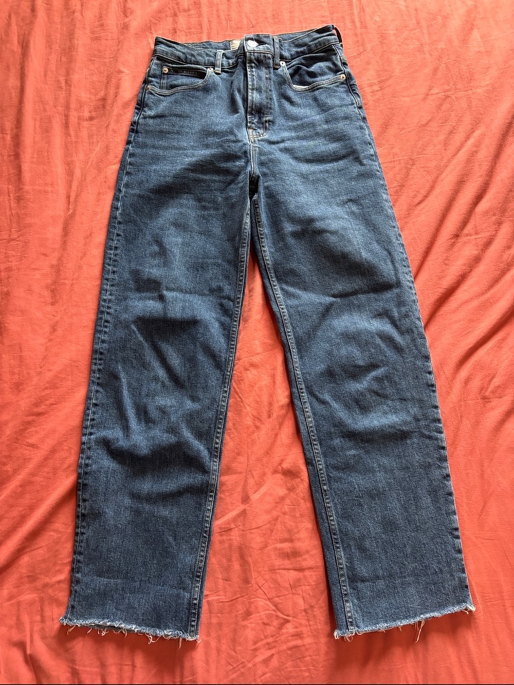 Everlane straight leg high rise